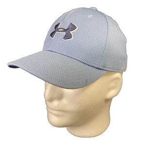 Under Armour‎ Baseball Hat Youth Small Medium S M Light Blue Sports Cap